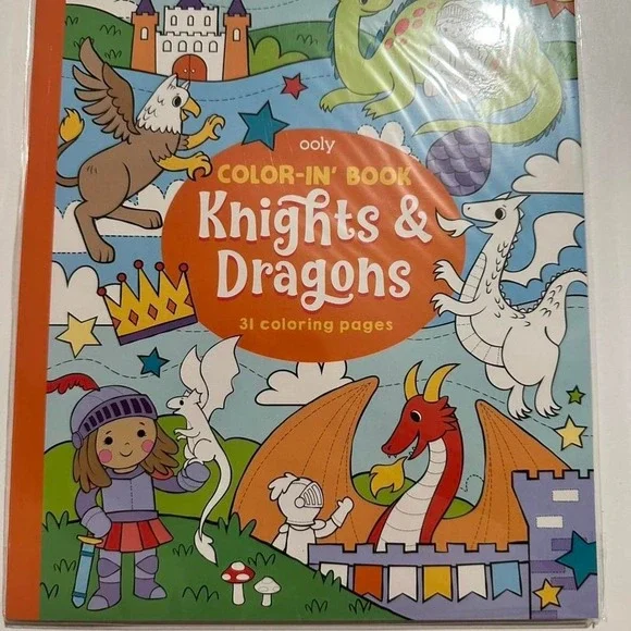 OOLY Coloring Book‎ Knight & Dragons