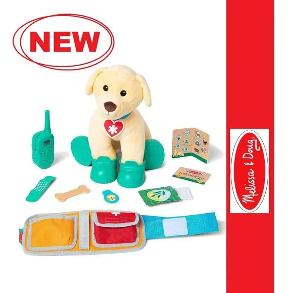 Melissa & Doug Let's Explore Ranger Rescue Dog Pretend Play Set Gear Puppy