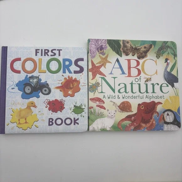 ABC Of‎ Nature/First Colors Book Otter Little Tiger PI Multi Board Kids Alphabet