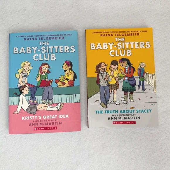 Baby-Sitters Club #1 Kristy's Great Idea & #2 Truth About Stacey PB