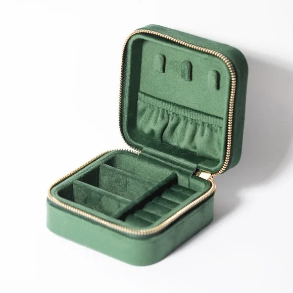 SIF JAKOBS JEWELLERY-Jewellery Travel Box-piccolo green