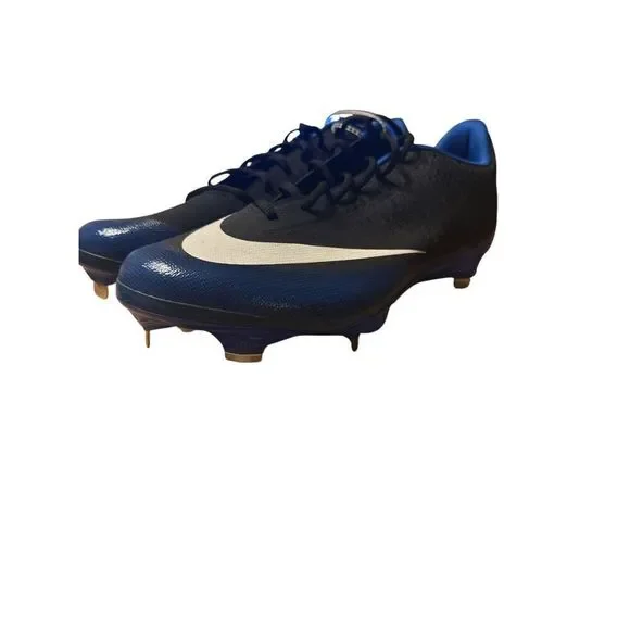 Nike Lunar Vapor Ultrafly Elite 2 Baseball Cleats AO7946-005 Black/Blue Size 14