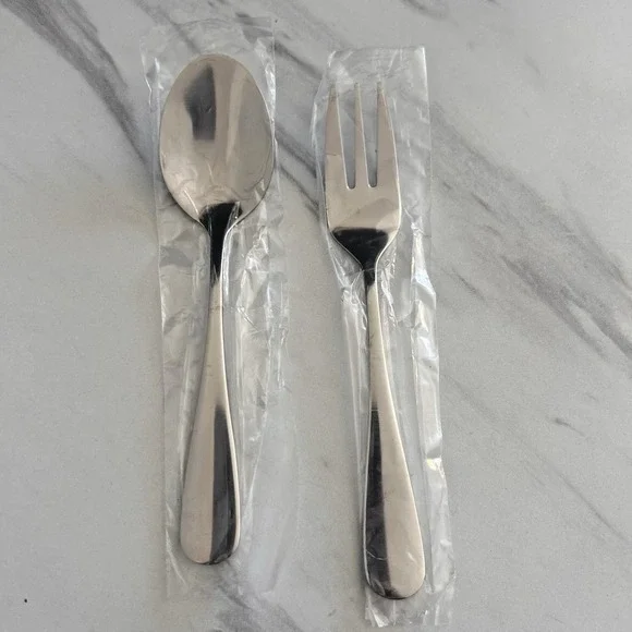 Hugmazing Replacement Fork & Spoon Set ONLY Stainless Steel New! 5.5