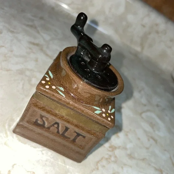 Vintage Tilso‎ Salt Shaker HandMill Square Japan