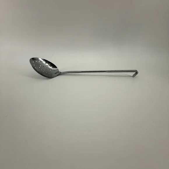 Vintage Irvin Ware‎ USA Chrome Stainless Steel Slotted Spoon Ladle Hanging 15