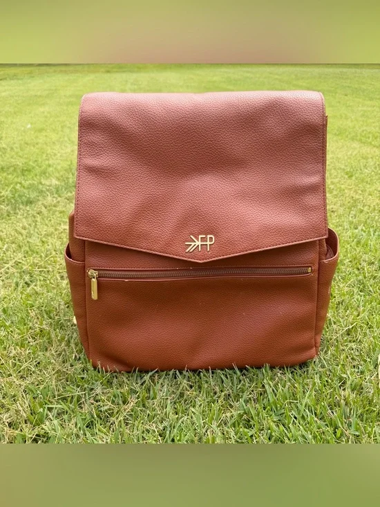 Freshly Picked Cognac Classic Diaper Bag