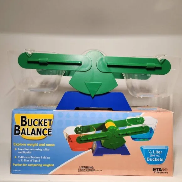 Bucket Balance Weight and Mass Science Math Manipulatives ETA Cuisenaire Learn