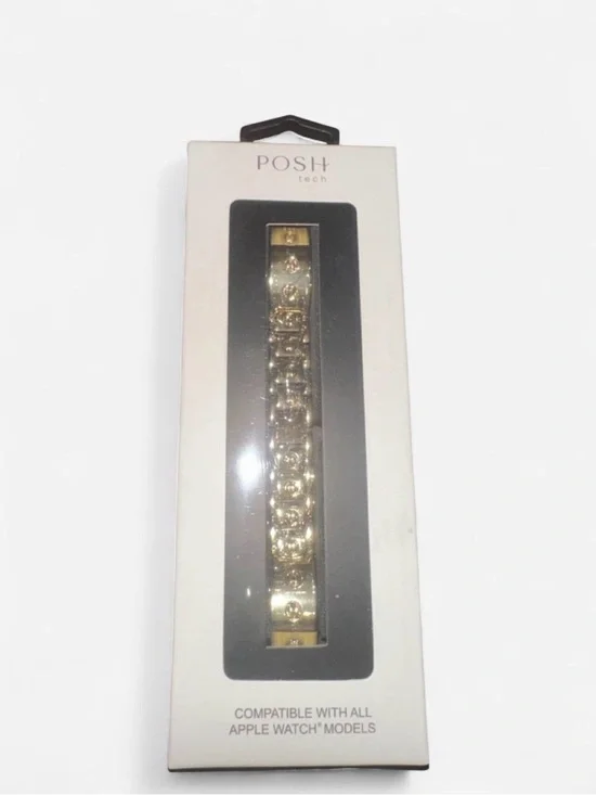 Posh Tech Gold Link Bracelet Band for Apple Watch