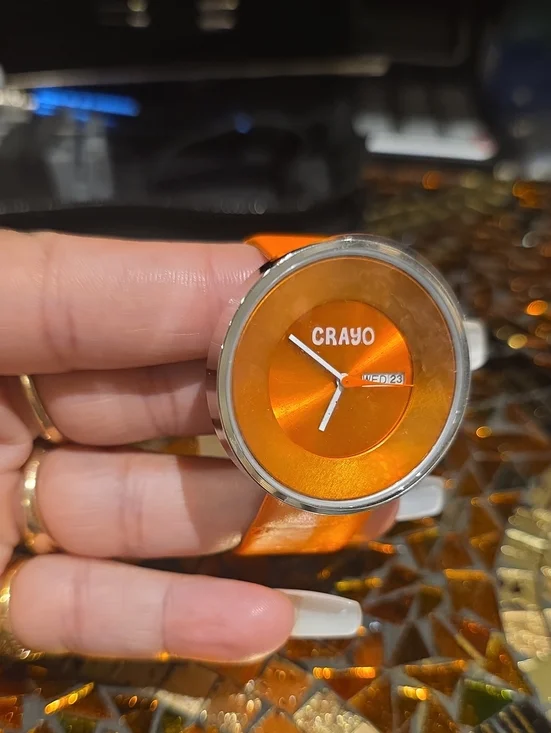 Orange Crayo Watch New Battery