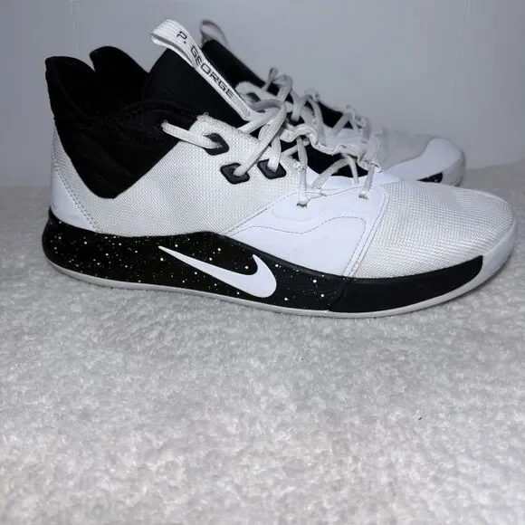 Nike PG 3 Team TB White/Black Men's Size 14 Basketball