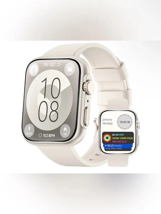 Smart Watch Fitness Tracker Watch Beige