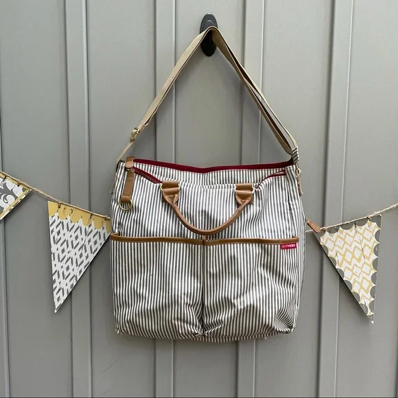 Skip Hop Duo Special Edition Diaper Bag French Stripe