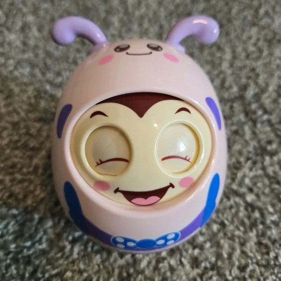 Soothing‎ Baby Tumbler Rocking Infant Toy Grasping Sensory Toy Eyes Open Close