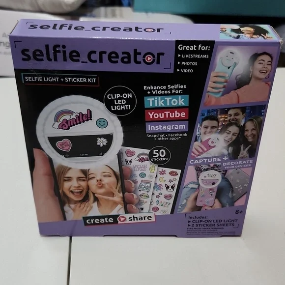 Selfie creator selfish light +stickers