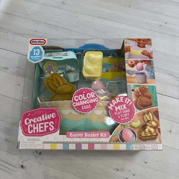 Little Tikes‎ Creative Chefs Easter Basket Kit kids toy food playset NEW
