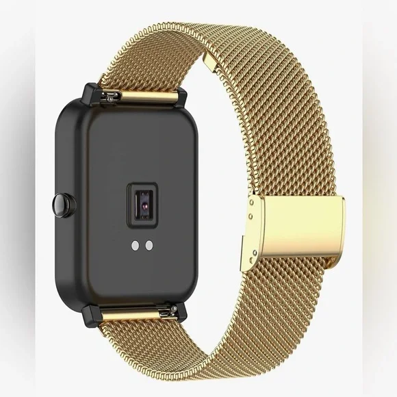 Gold Smartwatch Mesh Band J229
