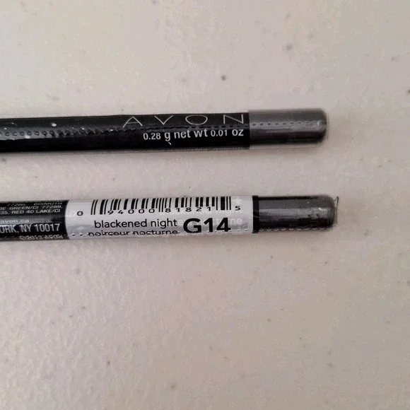 2 Set AVON GLIMMERSTICKS *COSMIC* EYE LINER - Blackened Night - G14 - New Sealed