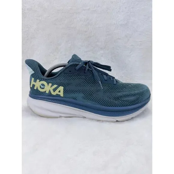 Hoka Clifton 9 Mens Running Shoes Mountain Spring Blue Sapphire Size 11D