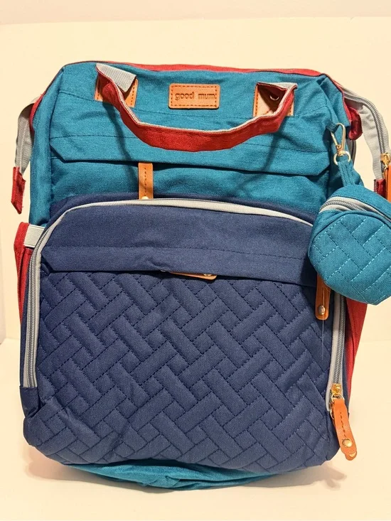 NWOT Jeryswet Good Mum Diaper Canvas Backpack