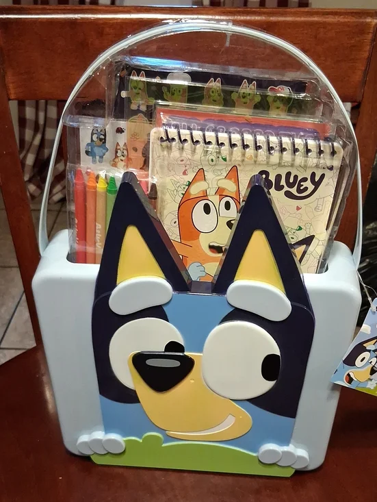 Bluey Creative Caddy All In One Play Set For Ages 3+