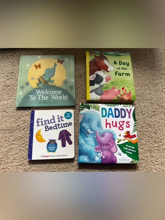 Baby Book Bundle-Set of 4