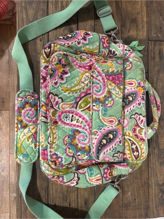 Vera Bradley Quilted tutti fruiti Crossbody diaper Shoulder Bag
