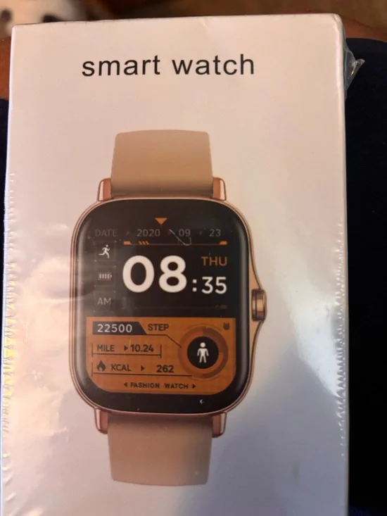 NIB eLuxPro Smartwatch HD Wireless Call 100 Fitness Rose Gold