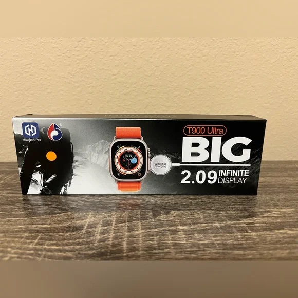 T900 Ultra Smartwatch with Orange Band