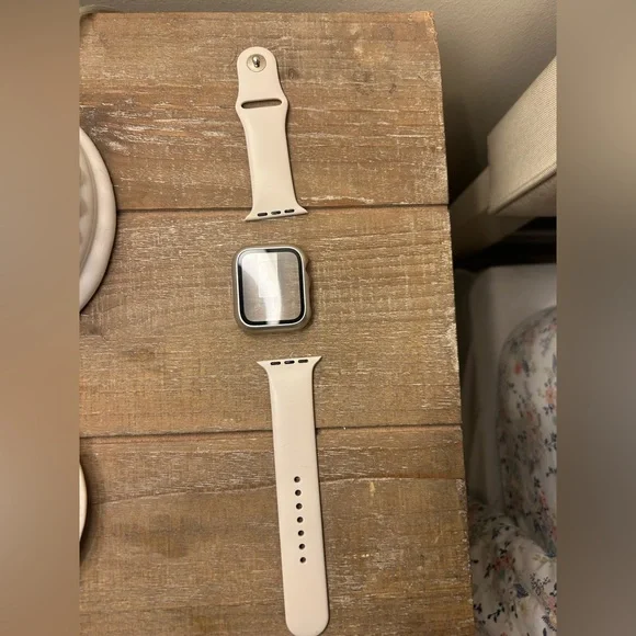 Smartwatch with Cream Band