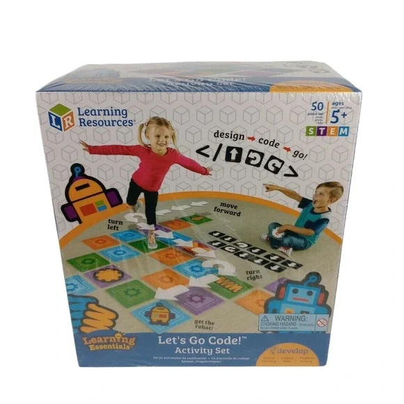 Learning Resources Lets Go Code Activity Set 50pc STEM Toy LER2835 Ages 5+‎ New