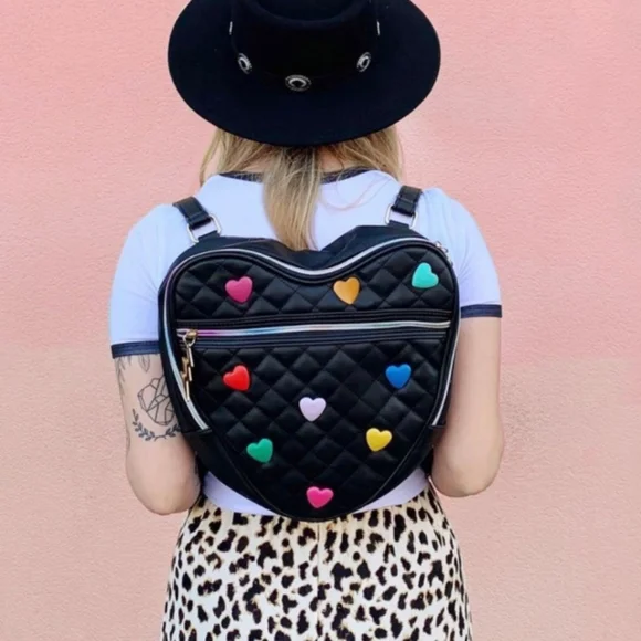 Betty and Veronica x Lazer Kitten Collab Heart Backpack