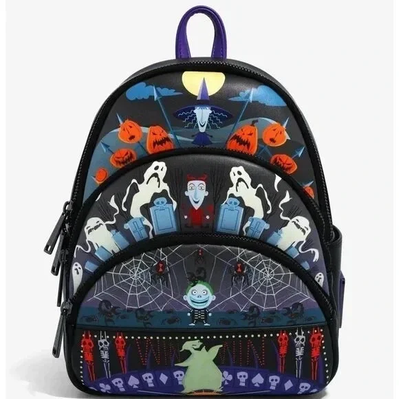 Loungefly Disney The Nightmare Before Christmas Oogie's Boys Mini Backpack‎
