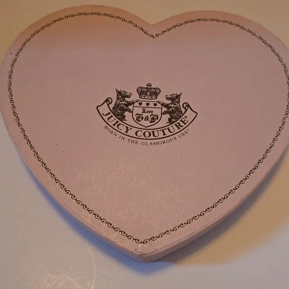 Juicy Couture Heart-Shaped Pink Tray