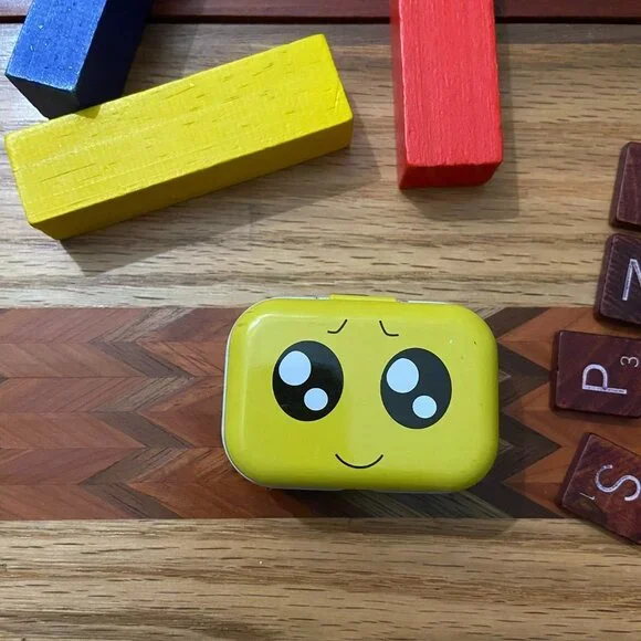 Cute Emoji - Yellow Mini Tin Box