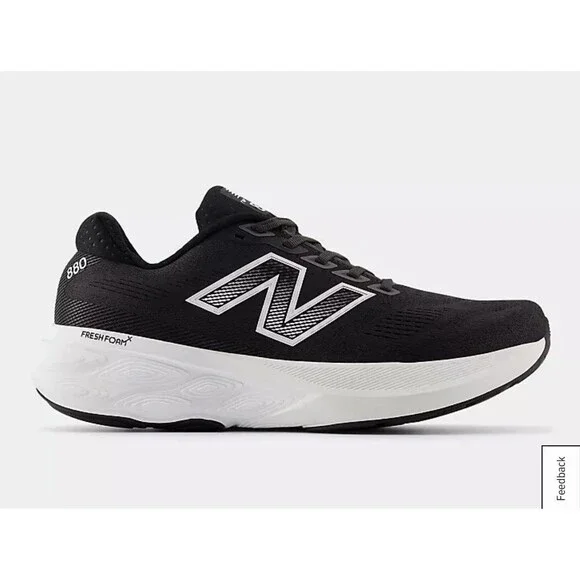 NIB New Balance Fresh Foam 880v15 Black Running Shoes Men 8 EU 41.5 Women 9.5
