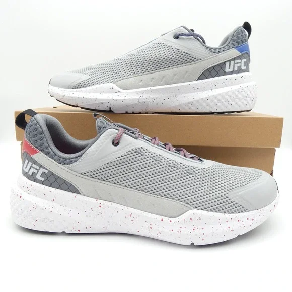Under Armour Project Rock BSR 5 UFC Mens 14 Grey Training Shoes 3028283-011 NEW
