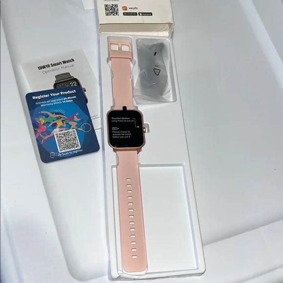 Pink Smart Watch new in pkg