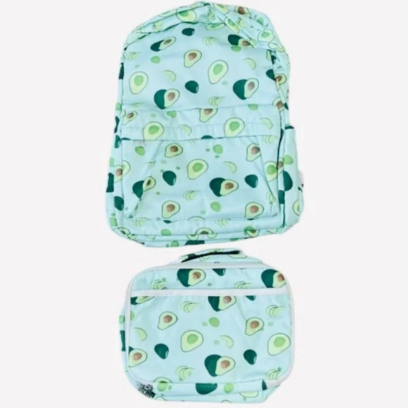 Avocado Backpack And Lunch Box Set