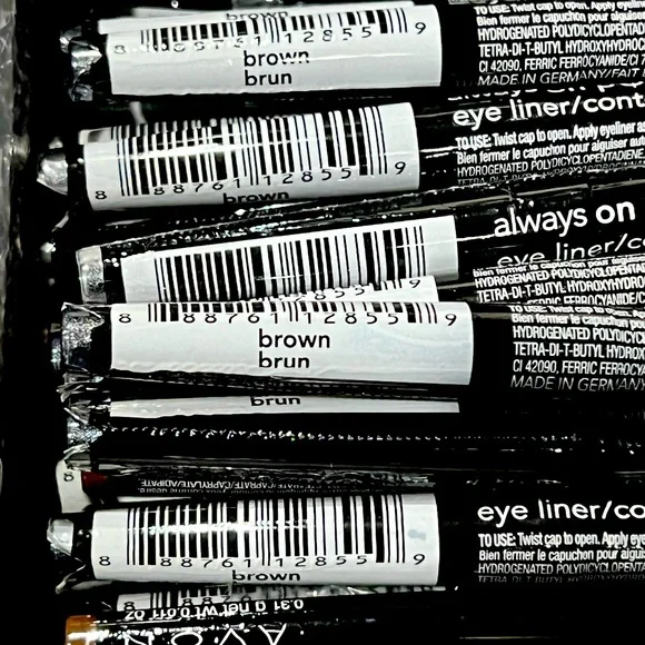 Brown eyeliner or eyebrow pencil