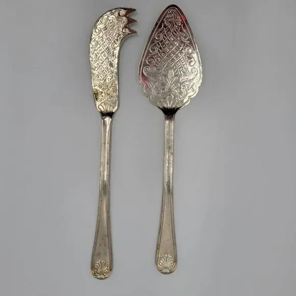 2-pc Set Appetizer Cheese Spreader Knife Serving Utensil 7