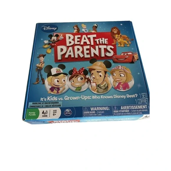 Beat the Parents Kids VS Grown Ups Board Game Who Knows Disney Best Family Fun