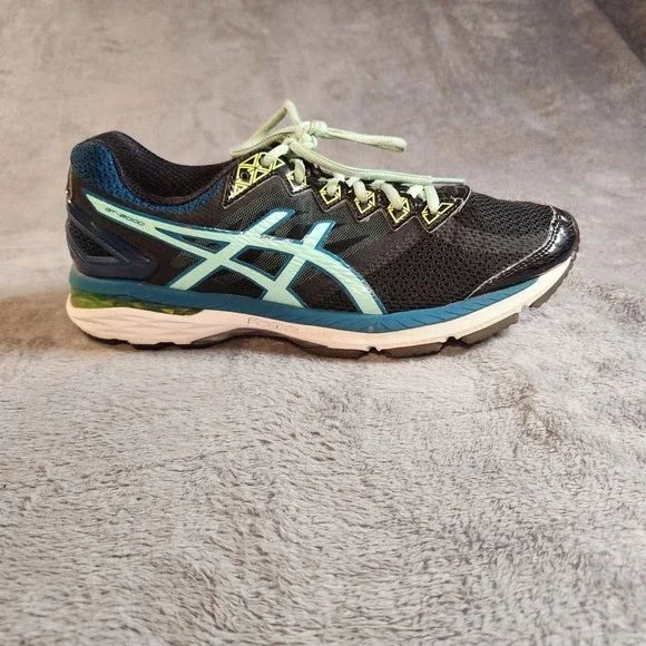 Asics Shoes Mens 11.5 Blue GT-2000 4‎ V4 Running Sneakers Trainers PureGel T656N