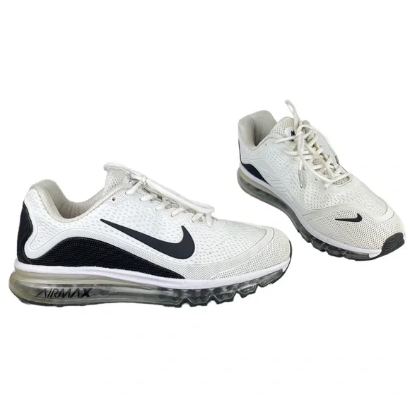 Nike Air Max 2017.5 Mens White Athletic Running Shoes Sz 10