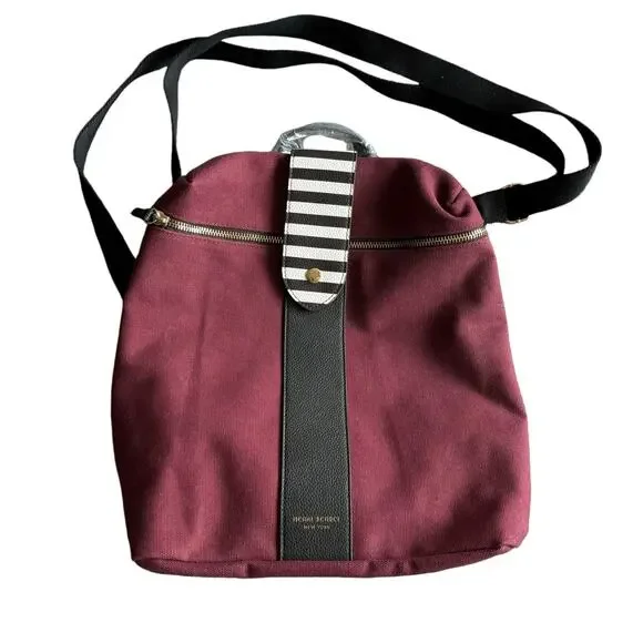HENRI BENDEL NEW CANVAS PURSE BACKPACK CONVERTIBLE MEDIUM SIZE LIMITED EDITION
