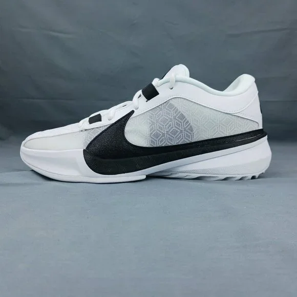 Nike Giannis Freak 5 Men's Running Shoes White Black DZ2946 100 Sizes 9-12