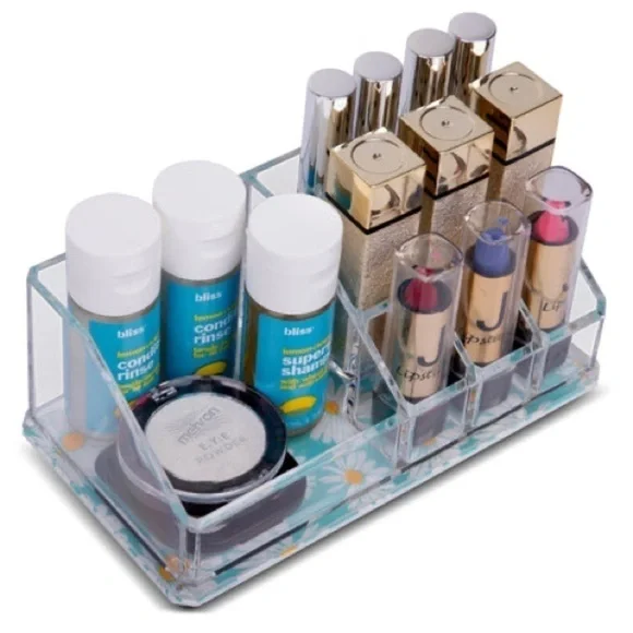 FREE w/ Purchase- Sorbus 9 Slot Cosmetic Organizer Daisy Print