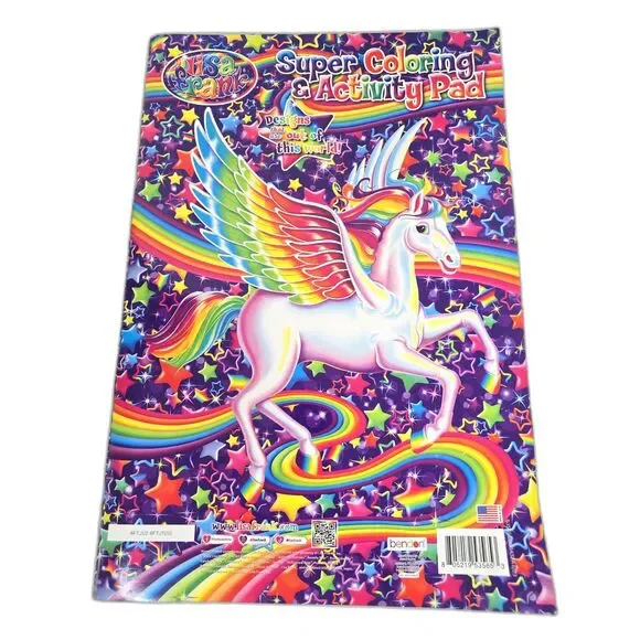 Lisa Frank Oversized Jumbo Coloring Book Activity Pad 16