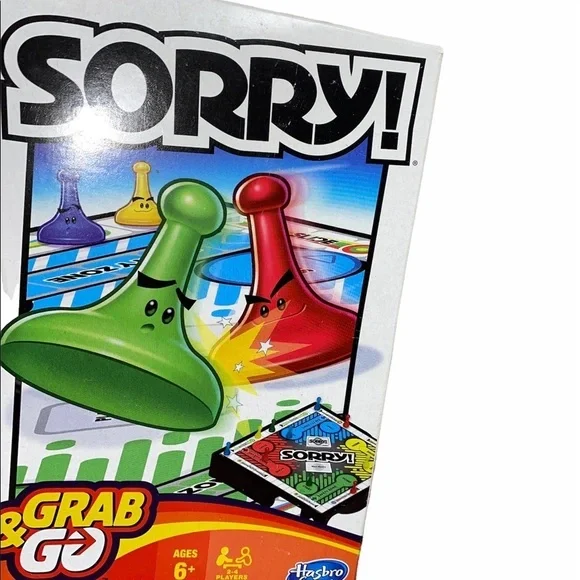 Sorry game portable grab and go; new in box