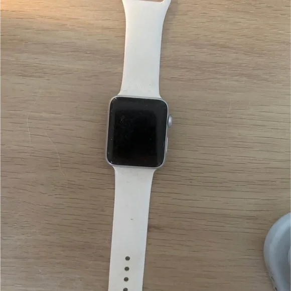 Smart Wearable Watch with White Band
