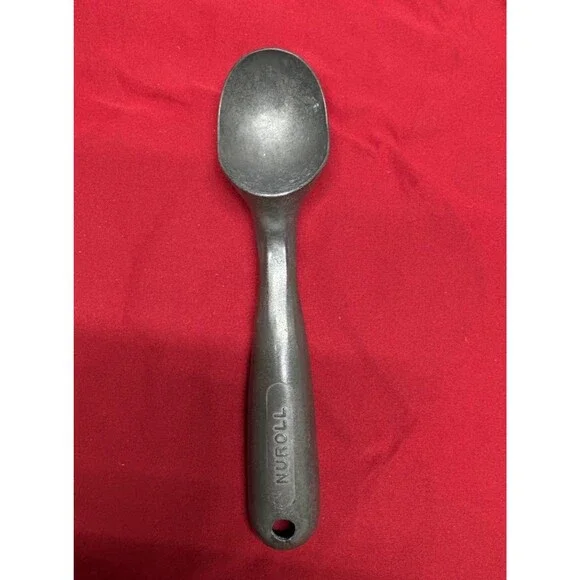 Vintage Nuroll Ice Cream Scoop Maumee Ohio USA Cast Aluminum Pat. D-184076